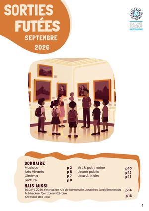 Sorties Futées - Septembre 2026