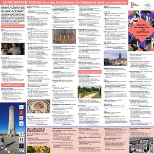 Programme 2026 des Journées Européennes du Patrimoine