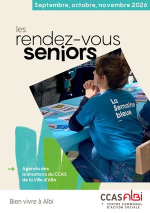 Les Rendez-vous seniors de septembre à novembre 2026
