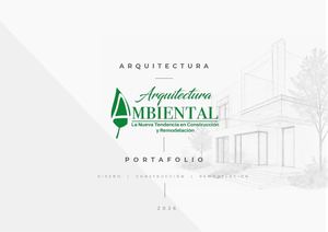 Portafolio Arq Ambiental 2026