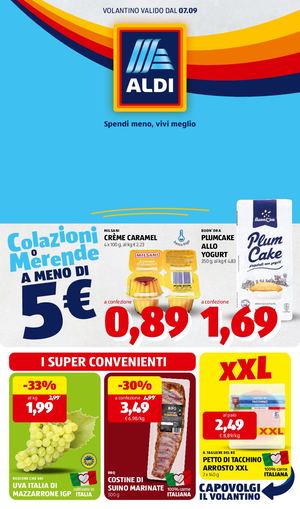 Volantino Aldi Dal 07 Al 13 Settembre 2026