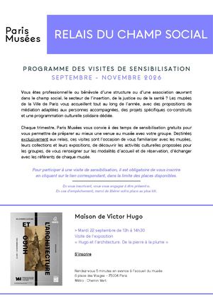 Visites De Sensibilisation Septembre Novembre 2026