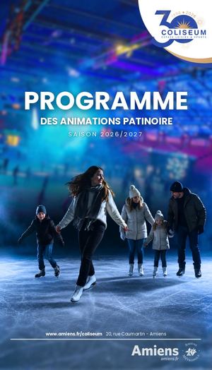 Programmation 26 27 Animations Patinoire Coliseum