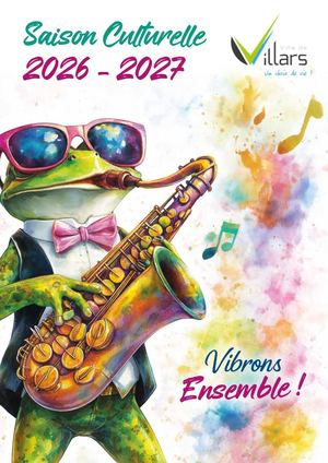 Programme Saison culturelle Villars 2026 - 2027