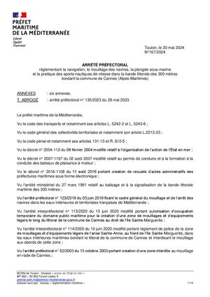 Plan De Balisage Commune De Cannes