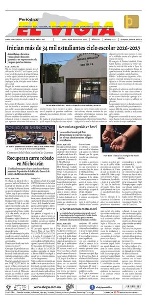 31 de agosto del 2026