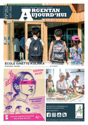 Argentan Aujourd'hui n°262 - septembre 2026