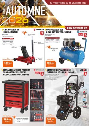 Sodise Promo Automne 2026 en prix HT