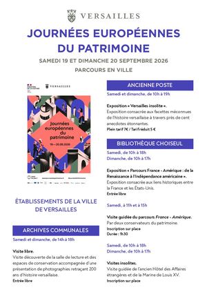 Programme JEP (2026)