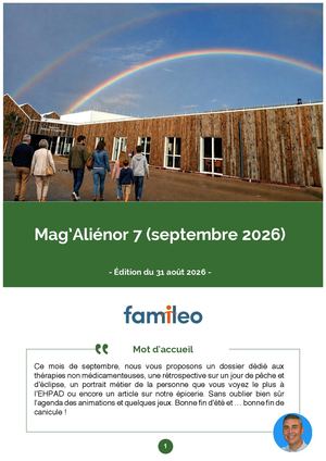 Mag'Aliénor 7 - Septembre 2026
