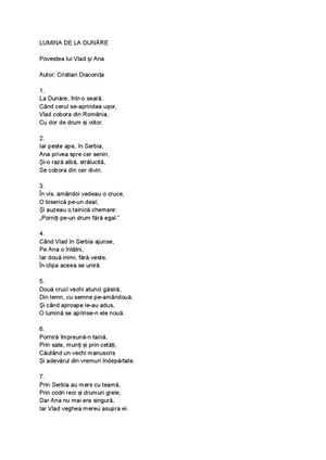 Lumina De La Dunăre de Cristian Diaconița