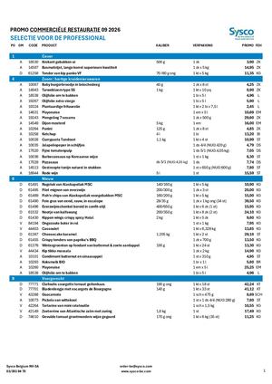 Promo Commerciale 09 26 NL