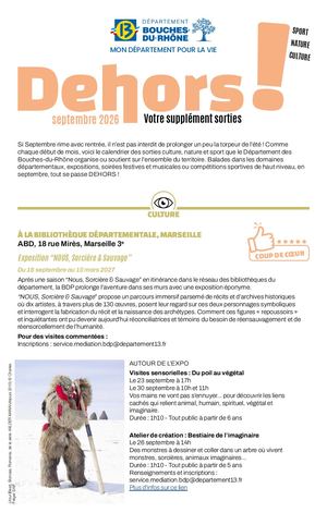 Dehors ! Septembre 2026