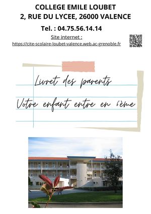 Livret Des Parents 2026