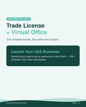 Complete Abu Dhabi Business Setup & Virtual Office Checklist 2026