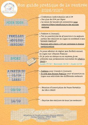 Guide De La Rentrée 2026-2027