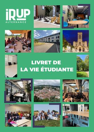 Livret d'accueil IRUP 2026-2027