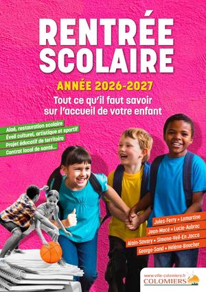 Livret de rentrée scolaire 2026 - 2027