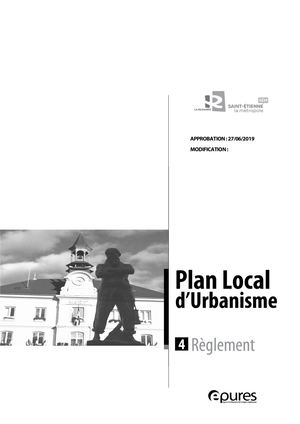 H Règlement PLU actuel Approbation du 27 06 2019 - PLU de la Ricamarie