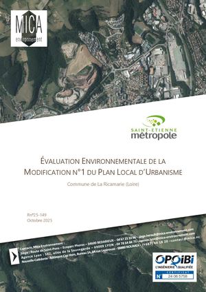 F Evaluation environnementale - PLU La Ricamarie