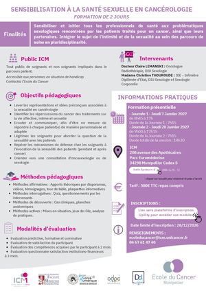 Programme formation_Sensibilisation à la santé sexuelle en cancérologie_ECM Montpellier