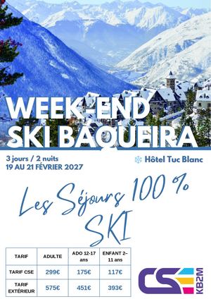 We Ski Baqueira 1921 Fevrier 2027