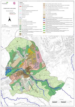 K I Règlement graphique modifié - Plan de zonage approuvé le 27 06 2029, Projet de Modification N°1 - 2026 PLU La Ricamarie