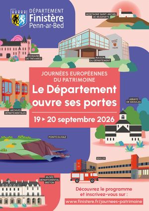 Journées européennes du patrimoine 2026 - Le Département du Finistère ouvre ses portes