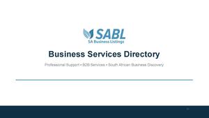Sa Business Listings Business Services Directory In South Africa
