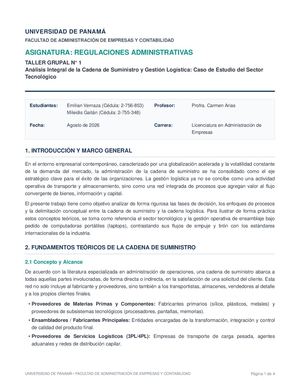 Taller Grupal 1 Cadena De Suministro V3
