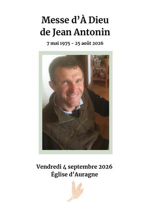 Livret De Messe Pour Jean V6
