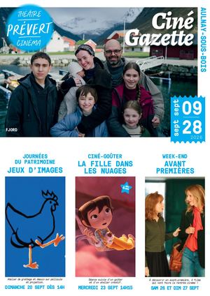Ciné gazette du 9 au 28 septembre 2026