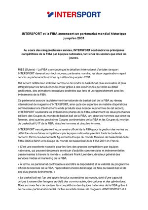 Fiba Intersport Fr