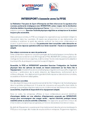 Cp Intersport Ffse