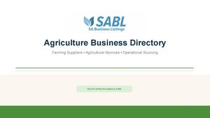 Sabl Agriculture Business Directory For Farming Suppliers And Services