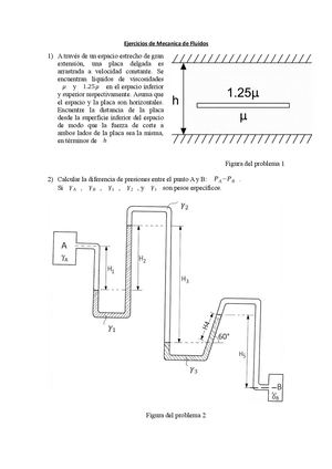 Ejercicios De Mecanica De Fluidos