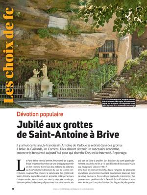 Familles Chrétienne- Grottes De St Antoine à Brive Fc 2526 8m