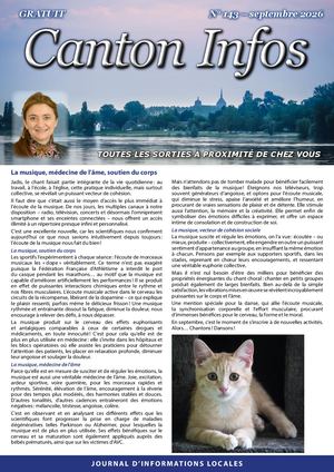 Canton Infos N°143 septembre 2026