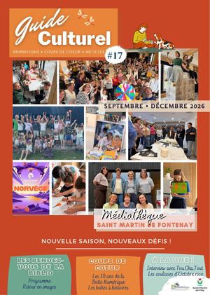 Guide Culturel Septembre à Décembre 2026