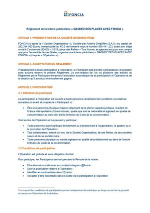 Reglement Gagnez Des Places Avec Foncia – Match Du 12 9