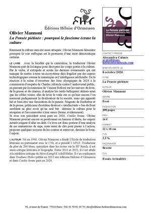 Mannoni 26 La Pensée Piétinée CP