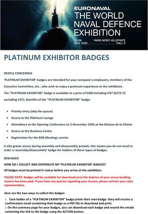 En26 Platinum Exhibitor Badges
