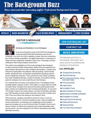 BACKGROUND BUZZ - August 2026