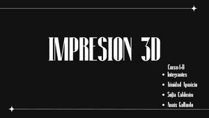 Impresión 3D. 2026