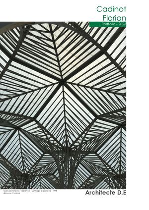 Cadinot Florian Architecte De Portfolio