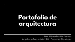 Portafolio Arq Alfonso