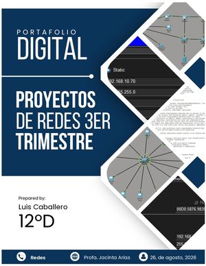 Portafolio Académico De Redes De Computadoras Luis Caballero Pdf