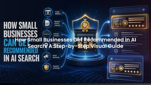 How Small Businesses Get Recommended in AI Search: A Step-by-Step Visual Guide