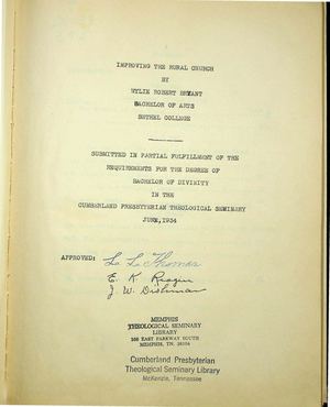 Improving The Rural Church by Wylie R Bryant