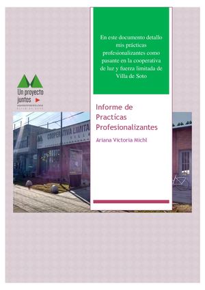 Informe De Pasantias Ariana Michl Actualizado (2)
